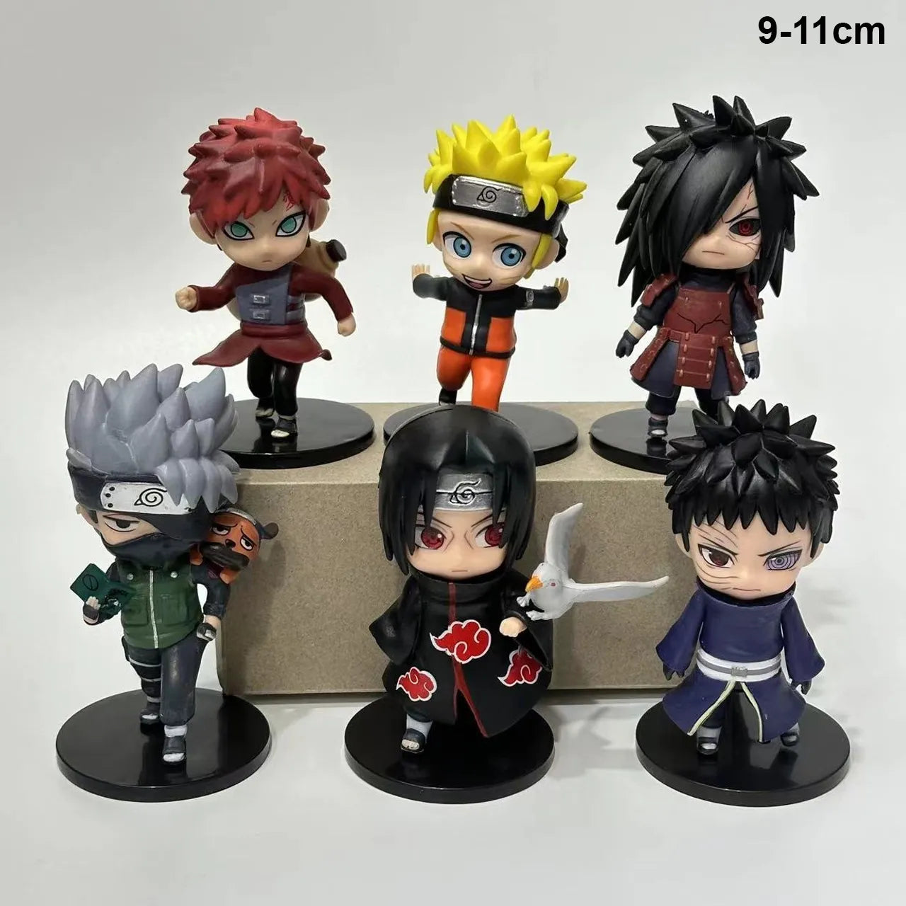 Naruto Miniature 9-11cm 6pc Set
