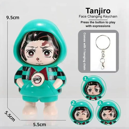 Tanjiro Face Changing Keychain