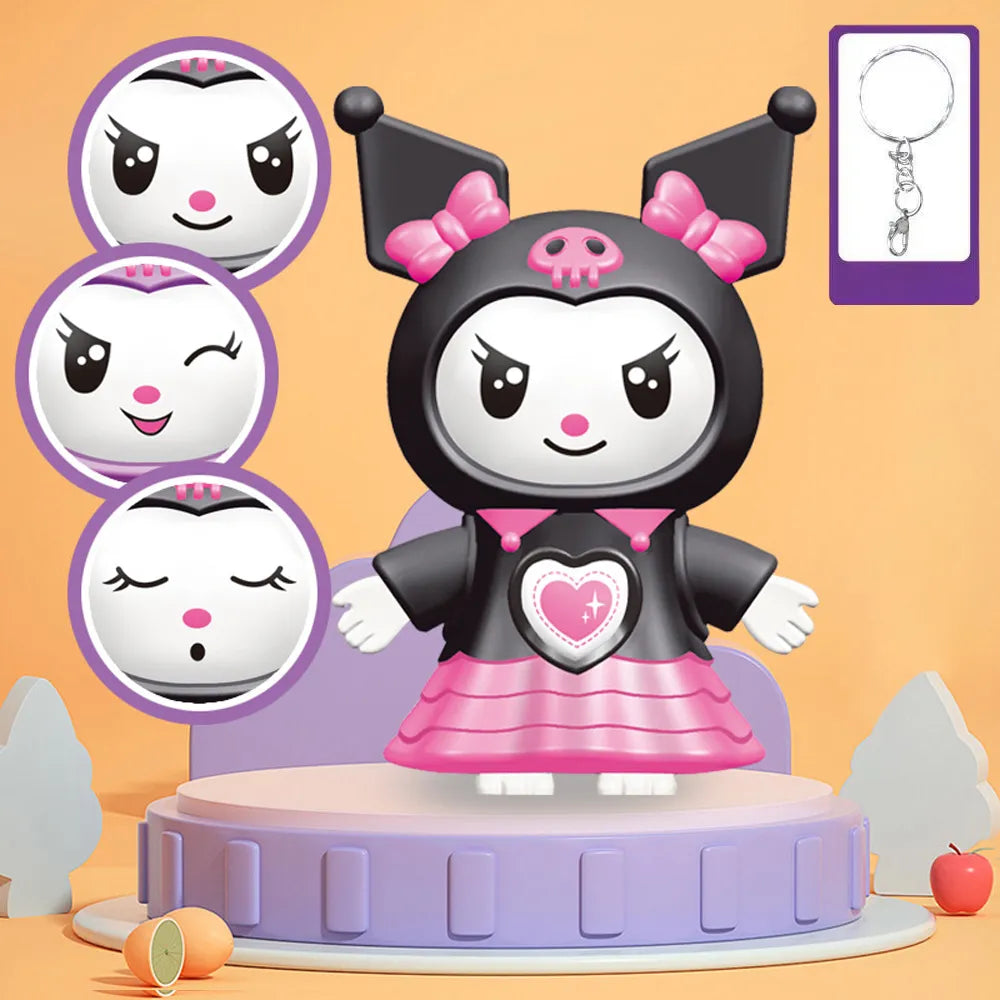 Kuromi Black Face Changing Keychain