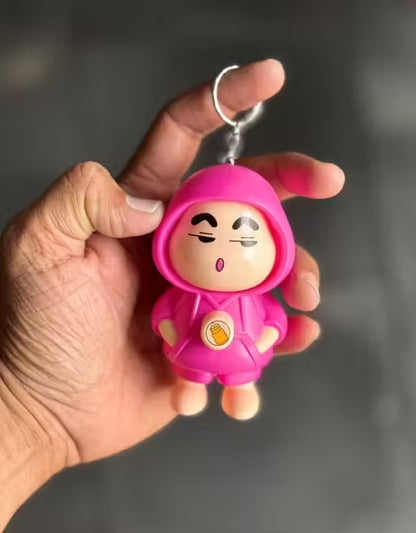 Shinchan Face Changing Keychain