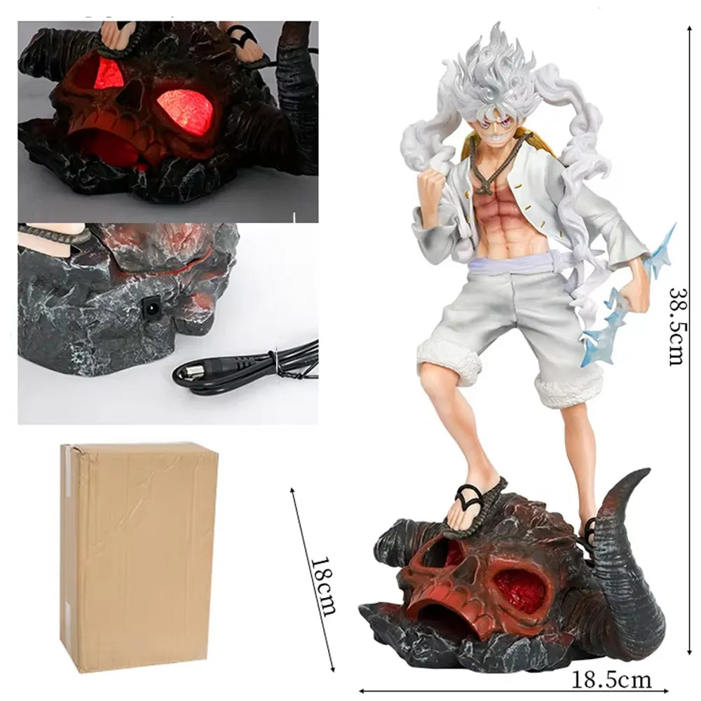 Luffy Gear 5 Standing on Skull 38.5cm